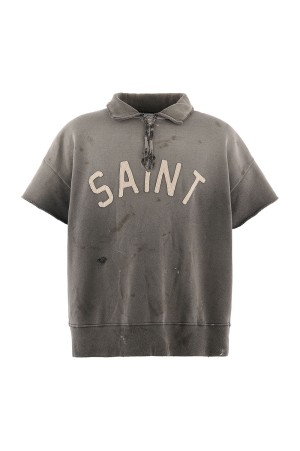 SS HALF ZIP SWEAT / SAINT / CHARCOAL (SM-MK8-0000-052)