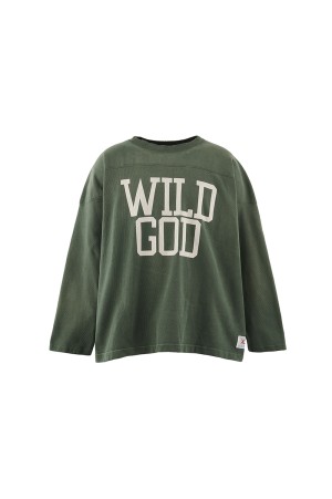 FOOTBALL SWEAT / WILD GOD / GREEN (SM-MK8-0000-056)