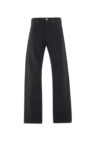 BLACK DENIM PANTS / STRAIGHT / BLACK (SM-MK8-0000-077)