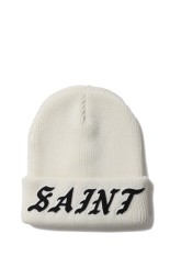 KNIT CAP / SAINT / WHITE (SM-MK8-0000-086)