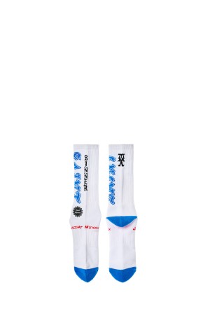 SOCKS / SAINT / WHITE+BLUE (SM-MK8-0000-107)