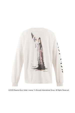 BTB_LS T-SHIRT / BEASTIEBOYS / WHITE (SM-MK8-0000-C24)