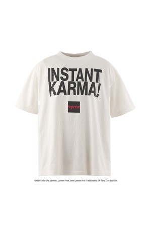 JL_SS T-SHIRT / INSTANT KARMA / WHITE (SM-MK8-0000-C26)