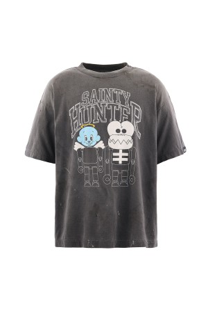BH_SS TEE / SKULL-K&BABY-M / BLACK (SM-MK8-0000-C28)