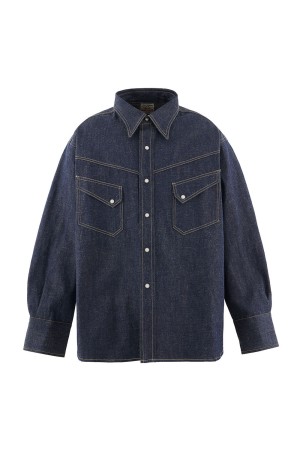BBJ_DENIM SHIRT / REGID / BLUE (SM-MK8-0000-C43)