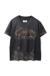 LUXUARY MUD PAINT T-SHIRT - BLACK (26SS40CS434)