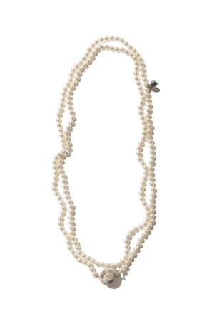FOOD SAMPLE PEARL NECKLACE - EGG (26SS83AC43)