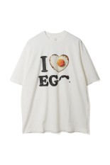 I LOVE EGG T-SHIRT - WHITE (26SS33CS428)
