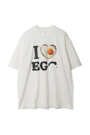 I LOVE EGG T-SHIRT - WHITE (26SS33CS428)