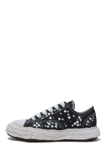 PETERSON23 / embellished canvas  Low -Top / BLACK (A16FW724)