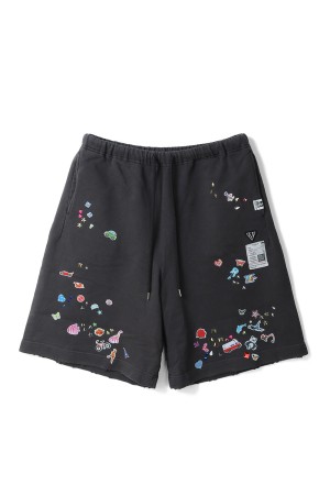 KIDS STICKER SHORTS / BLACK (J16SP733)