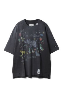 KIDS DOODLE TEE / BLACK (J16TS831)