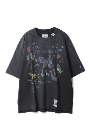 KIDS DOODLE TEE / BLACK (J16TS831)