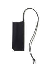 LEATHER SUNGLASSES CASE - BLACK (A26SC10RP)