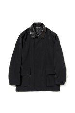 WOOL MAX CANVAS BLOUSON - BLACK (A26SB06WC)