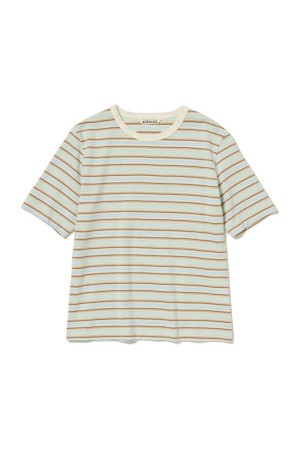 GRADIENT STRIPE JERSEY TEE - FADE MINT STRIPE (A26ST04GJ)