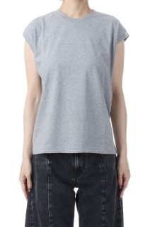 SEAMLESS CREW NECK SLEEVELESS - TOP GRAY (A00T06ST)