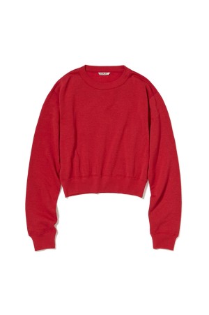 HIGH TWIST LIGHT SWEAT P/O - RED (A26SP05MU)