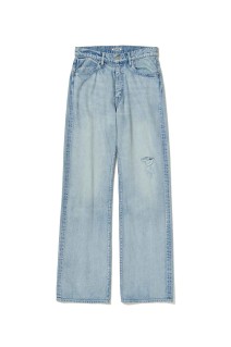 FADED SELVEDGE LIGHT DENIM PANTS - LIGHT INDIGO (A26SP05DE)