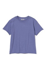 BRUSHED ORGANIC COTTON JERSEY TEE - LIGHT PURPLE (A26ST04PT)