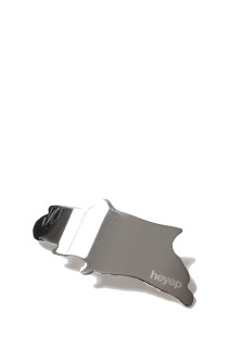 Melted Metal  Barrette -SILVER (hp08125)