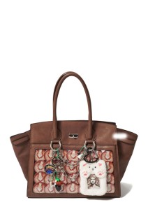 BREW-DYED LEATHER ITA BAG / COFFEE (25AW82BG67)