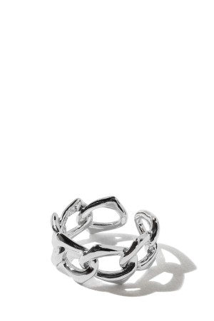 Edge Chain Ring / Silver (XOR108)