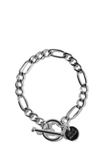 Figaro Link Bracelet -6mm- / Silver (XOB012-17)