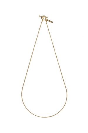 Tiny French Rope Link Necklace -50cm/Gold- (XON042-50G)