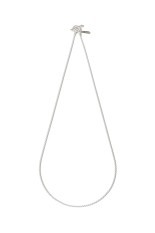 French Rope Link Necklace -60cm/Silver- (XON043-60)