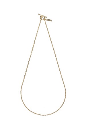 Tiny Solid Anchor Link Necklace -50cm/Gold- (XON046-50G)