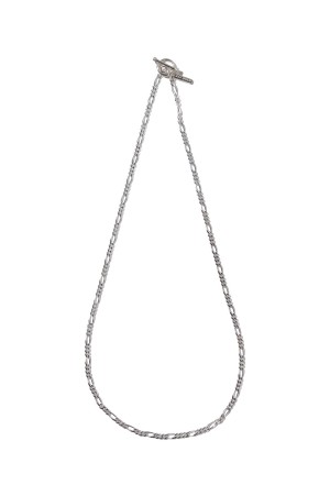 Figaro Link Necklace -60cm/4mm/Silver- (XON050-60)