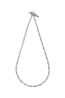 Figaro Link Necklace -50cm/4mm/ Silver- (XON050-50)