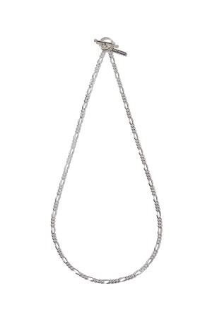 Figaro Link Necklace -50cm/4mm/ Silver- (XON050-50)
