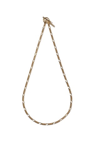 Figaro Link Necklace -50cm/4mm/Gold- (XON050-50G)