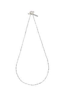 Brilliant Link Necklace -50cm/2mm/Silver- (XON058-50)