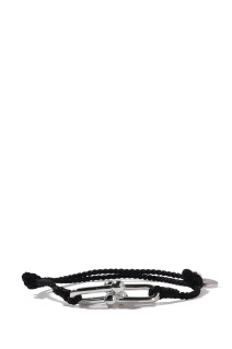 Homage Link Silk Code Bracelet / Black (XOCB001-BLK)