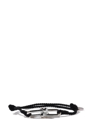 Homage Link Silk Code Bracelet / Black (XOCB001-BLK)