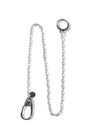 Double Clasp with Solid Anchor Link / Silver (XOWC001-50)