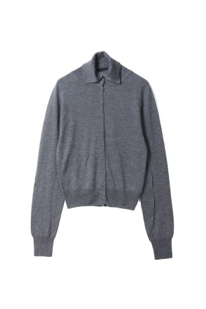 Tencelwool Highneck Knit - GRAY (12610520)