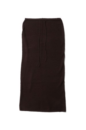 Miniboucle Knit Skirt - CHOCOLATE (12610806)