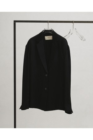 Satin Over Jacket - BLACK (12610103)