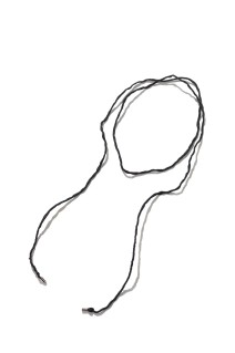 Silk Cord Choker - BLACK (12610903)