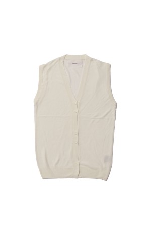 Tencelsilk Knit Vest - ECRU (12610517)