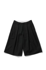 Twill Bermuda Pants - BLACK (12610713)