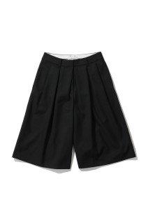 Twill Bermuda Pants - BLACK (12610713)