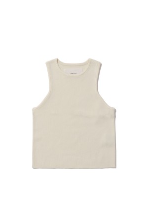 Crewneck Knit Tanktop - ECRU (12610530)