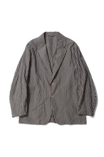 Bumpy Stripe Take Easy Jacket  - INK BLACK / ALMOND (KS26SJK28)