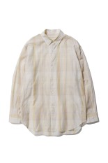Gauze Plaid Plain Shirt - PASTEL PLAID (KS26SSH14)
