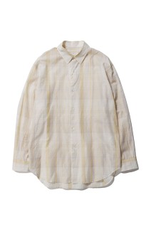 Gauze Plaid Plain Shirt / PASTEL PLAID (KS26SSH14)